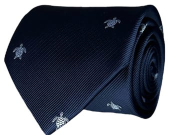 Animal Tie, Turtle Tie, Hawksbill Turtle Tie