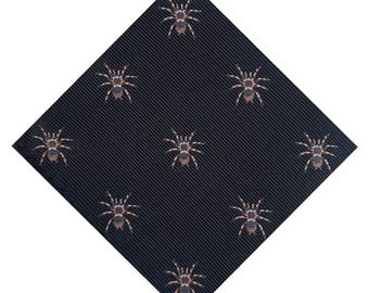 Tarantula Pocket Square, Spider Pocket Square