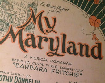 Instant Collection of My Maryland Sheet Music