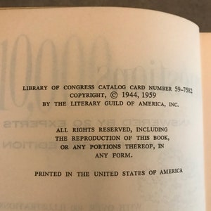 1959 10,000 Garden Questions Gardening Book image 3