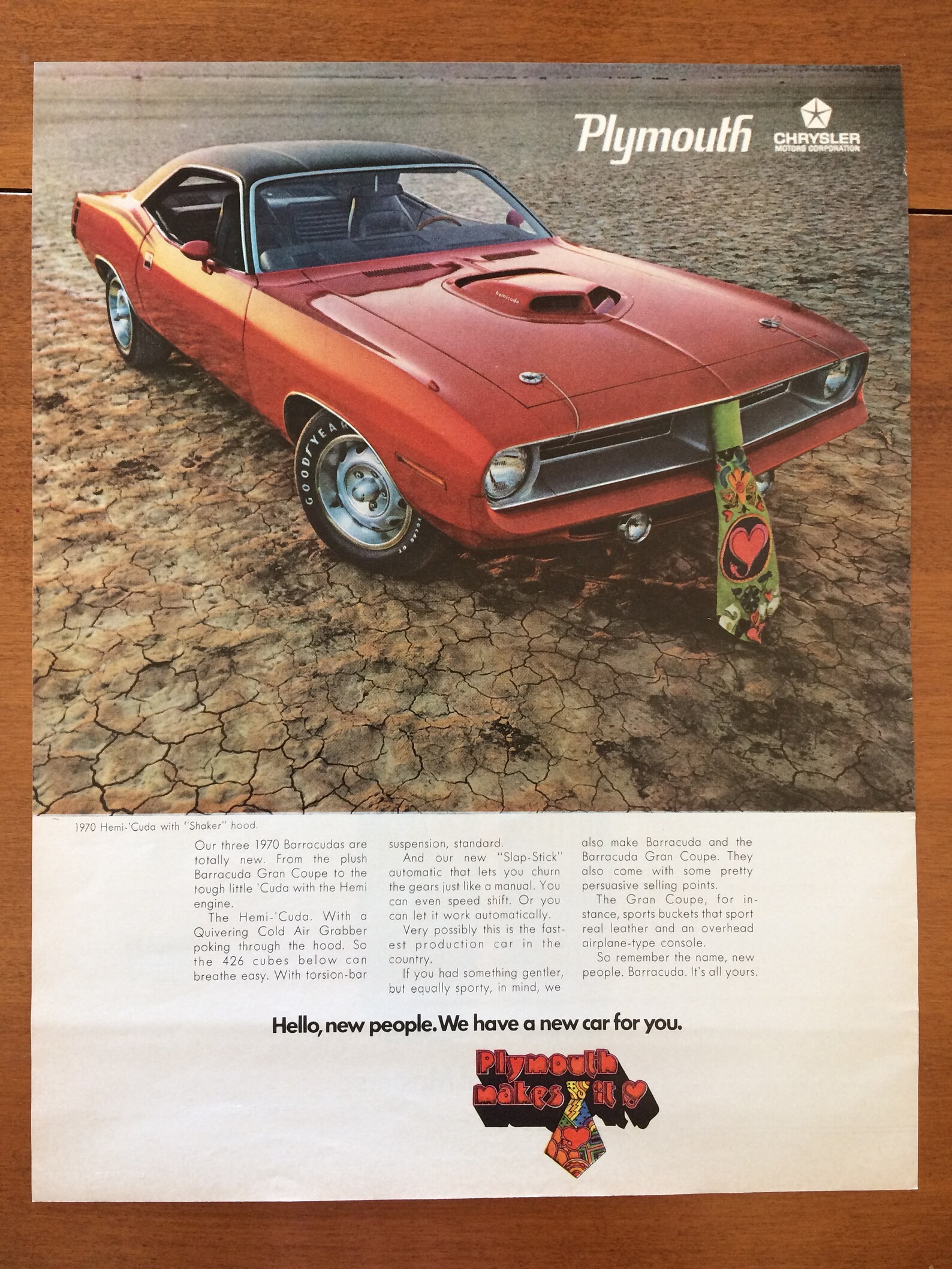 Plymouth Barracuda 1965 рекламная брошюра