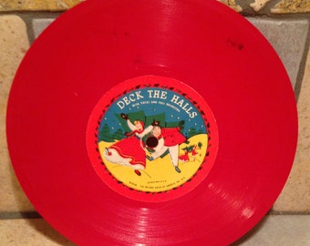 Deck the Halls and Come All Ye Faithful Children's Record by Record Guild of America