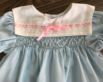 Hand Smocked Baby Dress