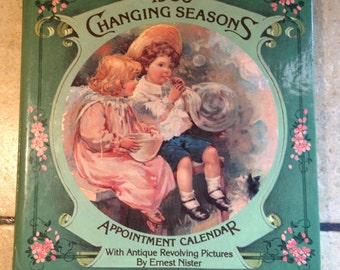 1986 Changing Seasons Appointment Calendar Book