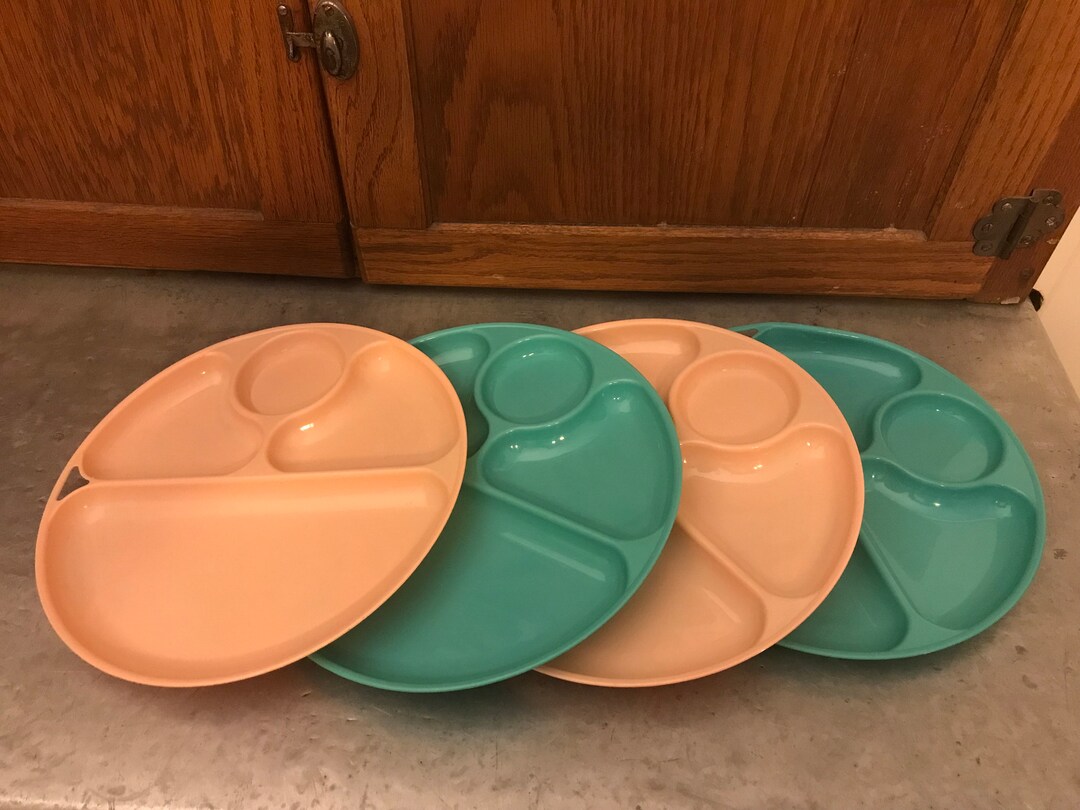 Set of 4 Picnic Plates by Lustro'ware Etsy