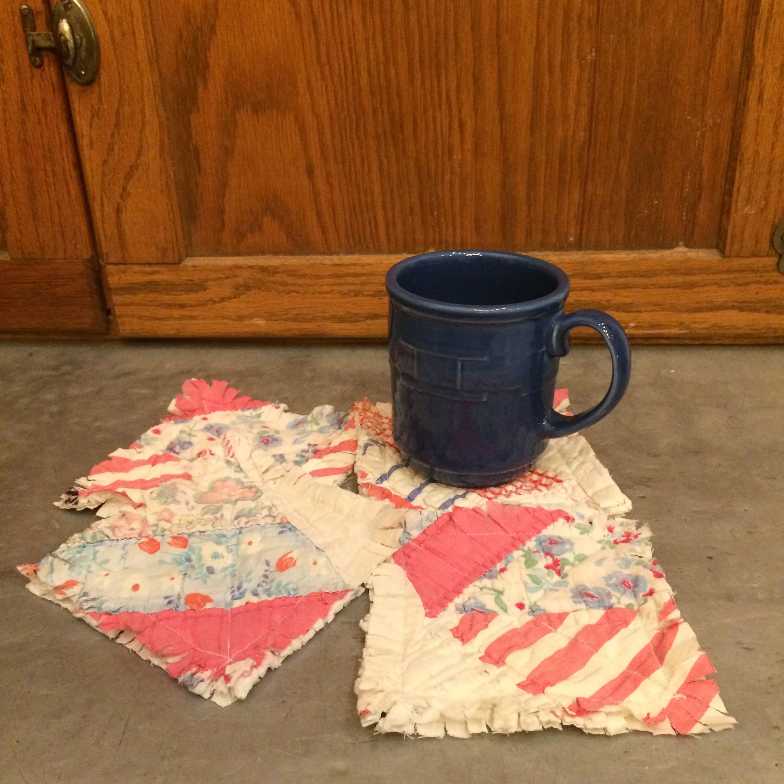 Set of 4 Handmade Quilt Block Coasters Etsy