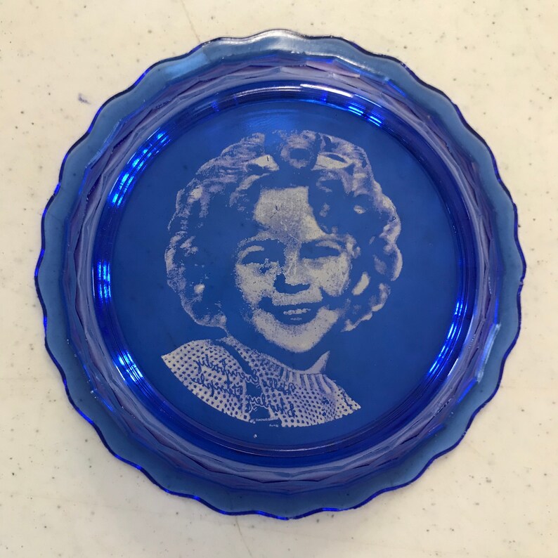 Download Cobalt Blue Depression Glass Shirley Temple Cereal Bowl by ...