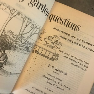 1959 10,000 Garden Questions Gardening Book image 2