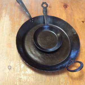 Extra large 15 inch carbon steel skillet