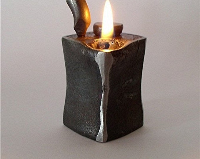 Iron Oil Lamp Etsy
