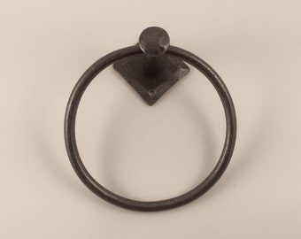 Anillo de toalla con base de diamante