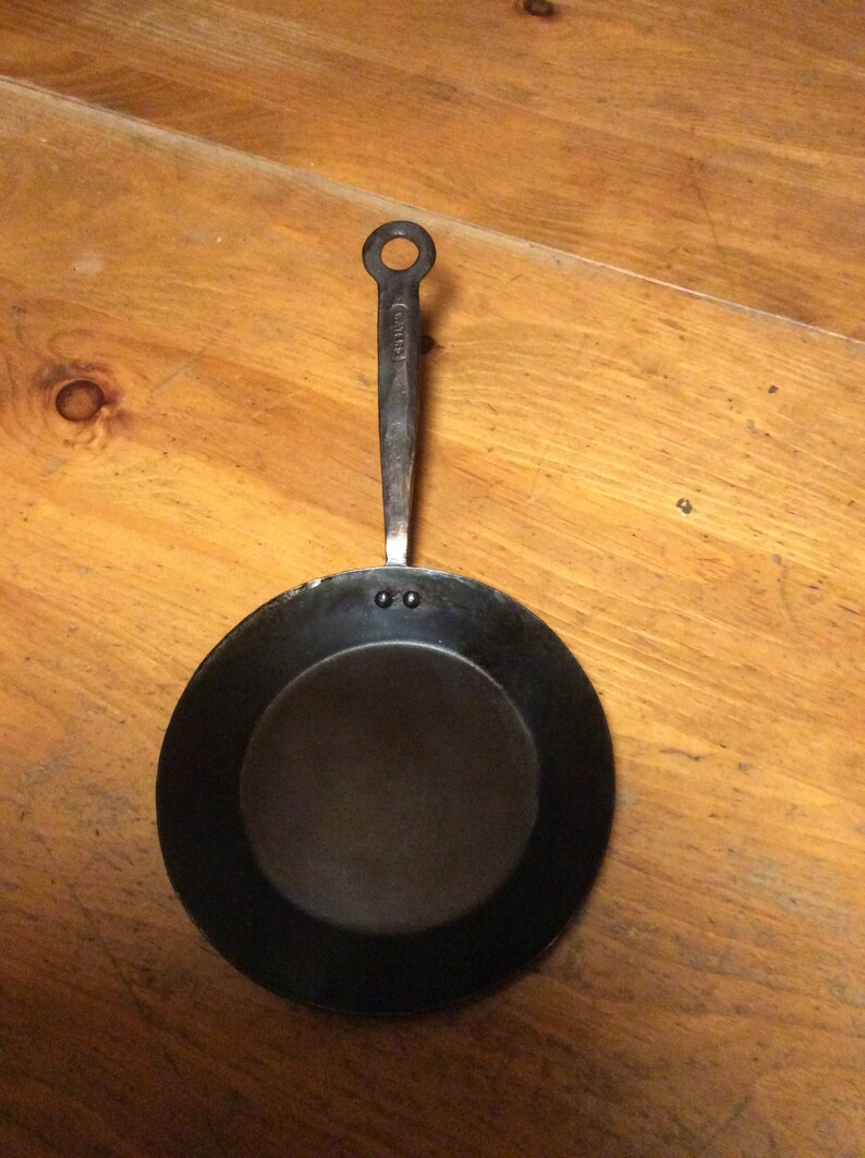 8 inch carbon steel skillet etsy
