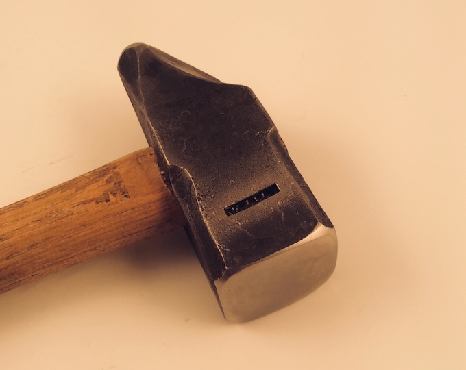 Diagonal Cross Pein Blacksmithing Hammer