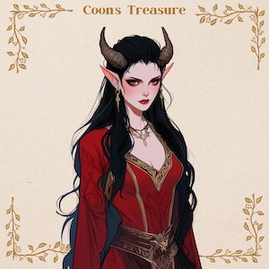 Custom DnD commission, Custom DND Character, DnD character, Fantasy Character Commission, Dungeon and Dragons, illustration, baldurs gate