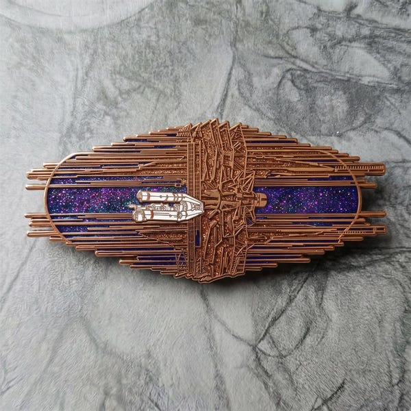Project Hail Mary Grace & Rocky Spaceships Inspired Movie Enamel Pin, Novels Memorabilia Pin, Premium Edition Series Pin