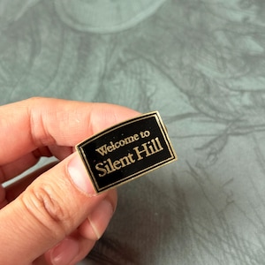 Welcome to Silent Hill Inspired Pin, Horror Video Game Inspired Pin, Fandom Pin Badge