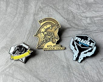 Kojima Fragile Express Pin, Death Stranding Cosplay Pin, Video Game Pin Badge, Birthday Gift for gamers