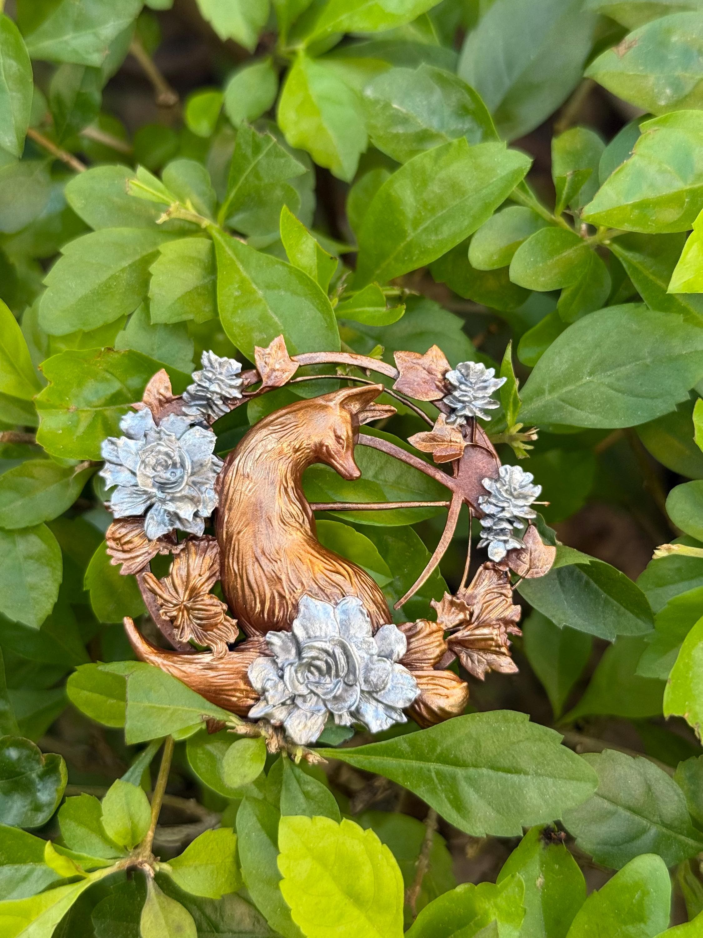 Silent Hill Hinako Fox Enamel Brooch Replica Pin, Silent Hill Game