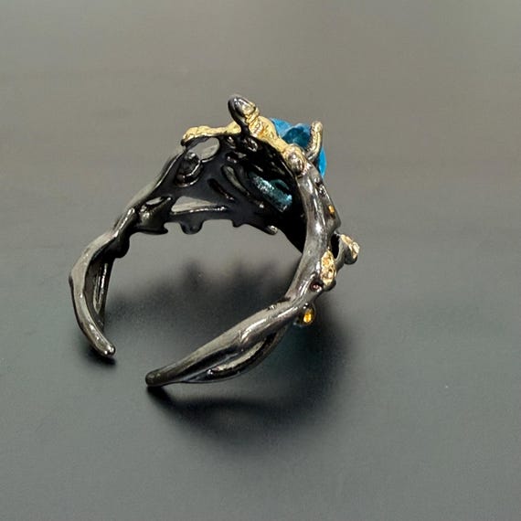 Shadowmilk Cookie Inspired Ring, Video Game Cookie Run Kingdom Ring, Fandom Cosplay Ring