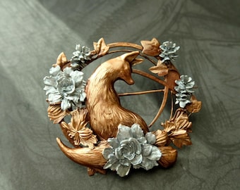 Silent Hill Hinako Fox Enamel Brooch Replica Pin, Silent Hill Game