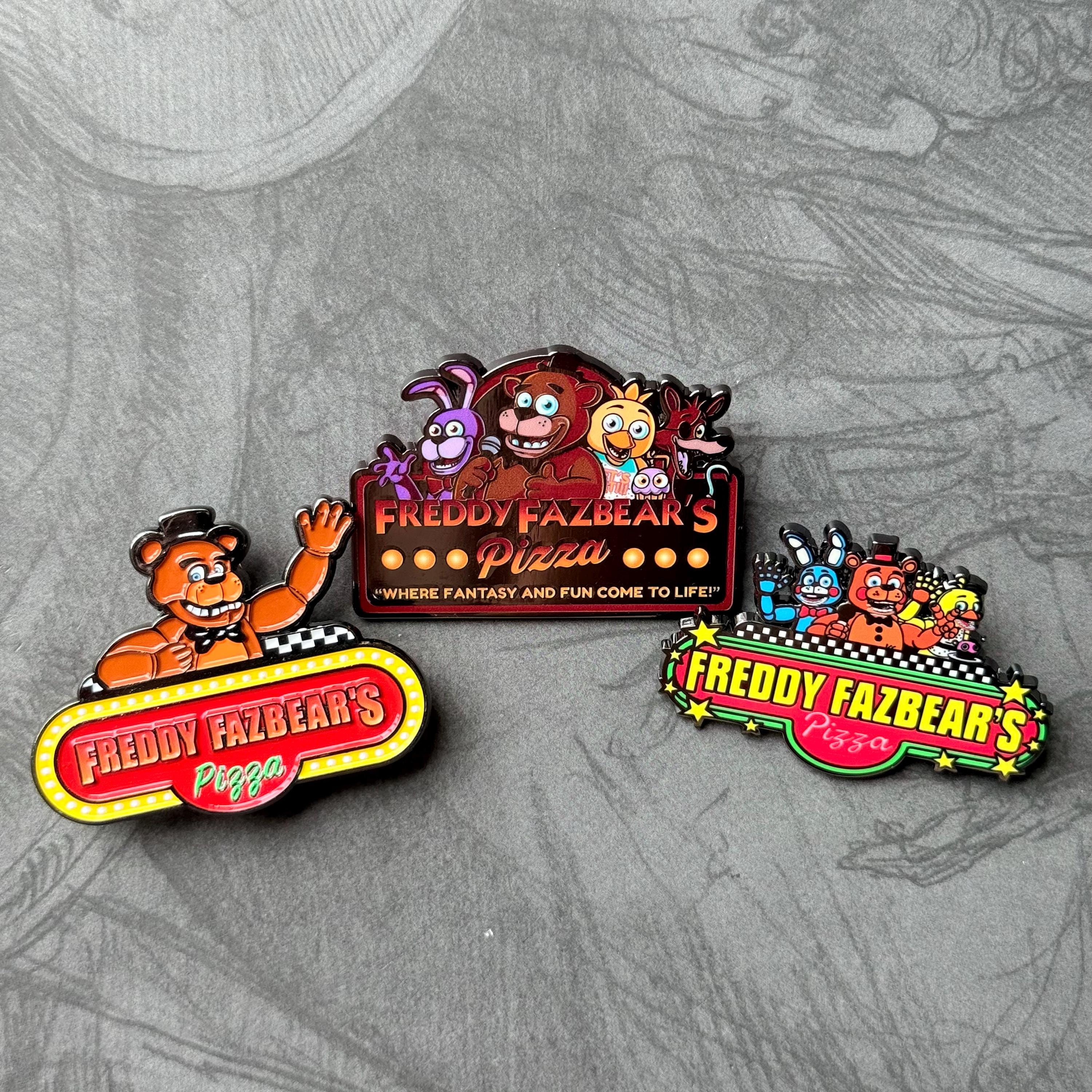 Five Nights at Freddy's 2 Pizza Enamel Pin, Fnaf Cosplay Pin
