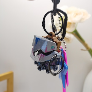 Arcane Jinx Bomb Flame Chompers Keychain Charm, Pow-Pow Keychain