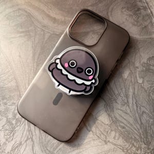 Love and Deepspace Sylus Crow Magnetic Grip, Phone Grip Holder, Phone Charm, Phone Stand, Phone Base, Cute Phone Accessories
