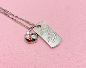 Collar Amor y Espacio Profundo, Colgante Amor y Espacio Profundo Caleb Cuando Vuelvas