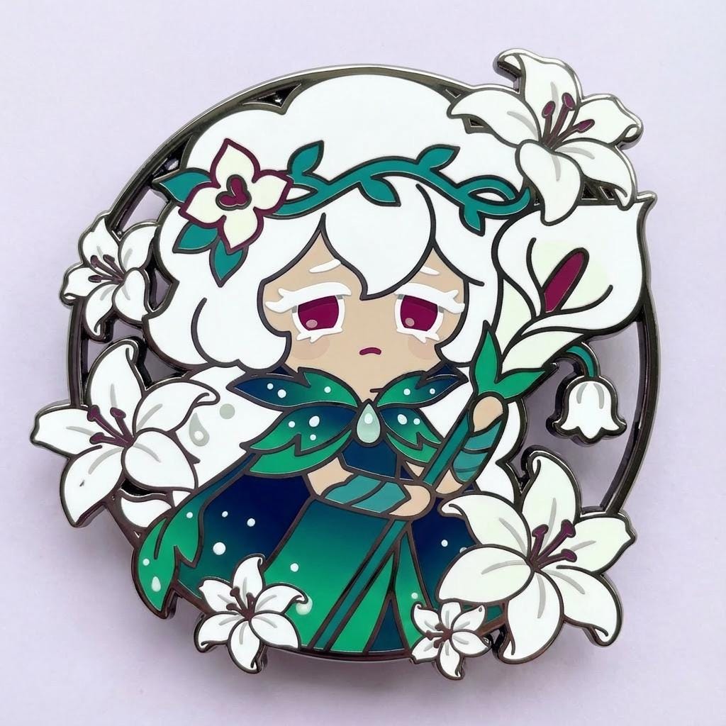 Lot De 8 Badges Acrylique CookiesRun – Pin’s Cosplay Et Sac à Dos – Accessoires De Costume Pour Fans Du Jeu