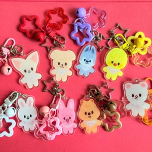 Skzoo Wolf Chan Keychain, Kpop Skzoo Stray Kids Fandom Charm Keychain