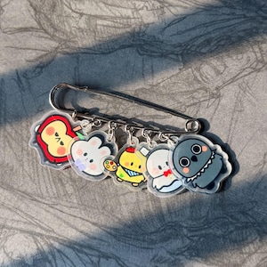 Love and Deepspace Pin Charms, Love and Deepspace Sylus Zayne Xavier Rafayel Backpack Pin