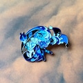 Cookie Shadowmilk Inspired Pin, Video Game Cookie Run Kingdom Pin, Fandom Pin Badge product logo