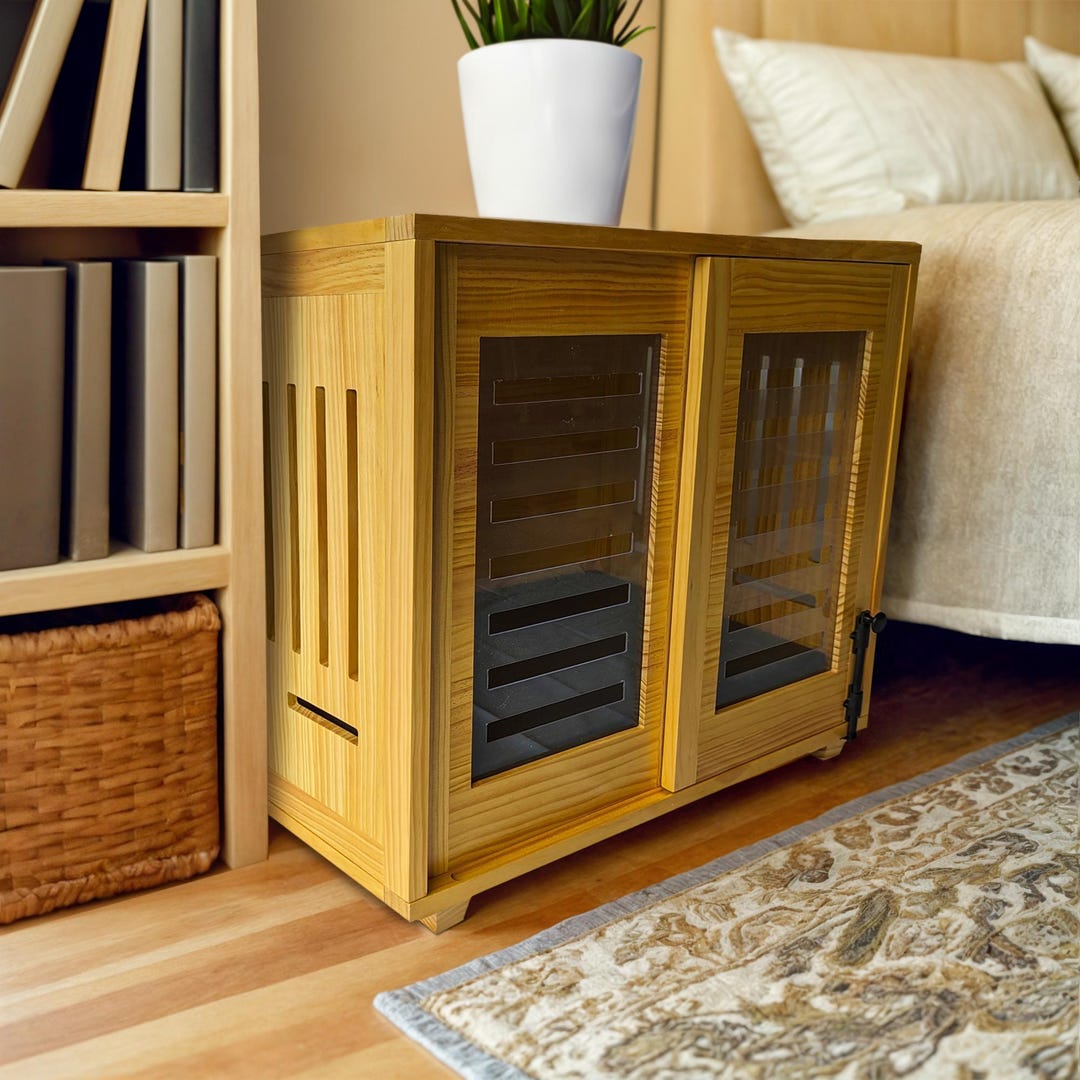 Dog Crate Furniture - Solid Wood and High Quality Acrylic With Custom ...
