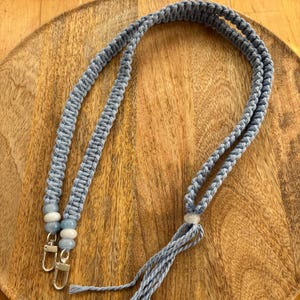Macrame cell phone chain