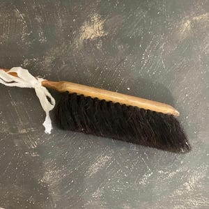 Cepillo de taller, cepillo de mostrador vintage, cepillo de tienda antigua, cepillo de escritorio, cepillo para ropa vintage, cepillo de cerdas de pelo de caballo