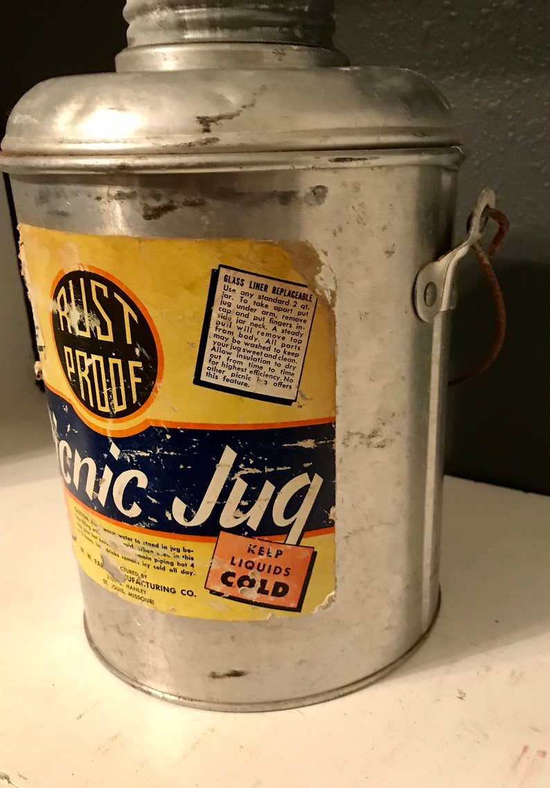 Aluminum Picnic Jug Faris Rustproof Jug St. Louis Missouri Etsy Singapore