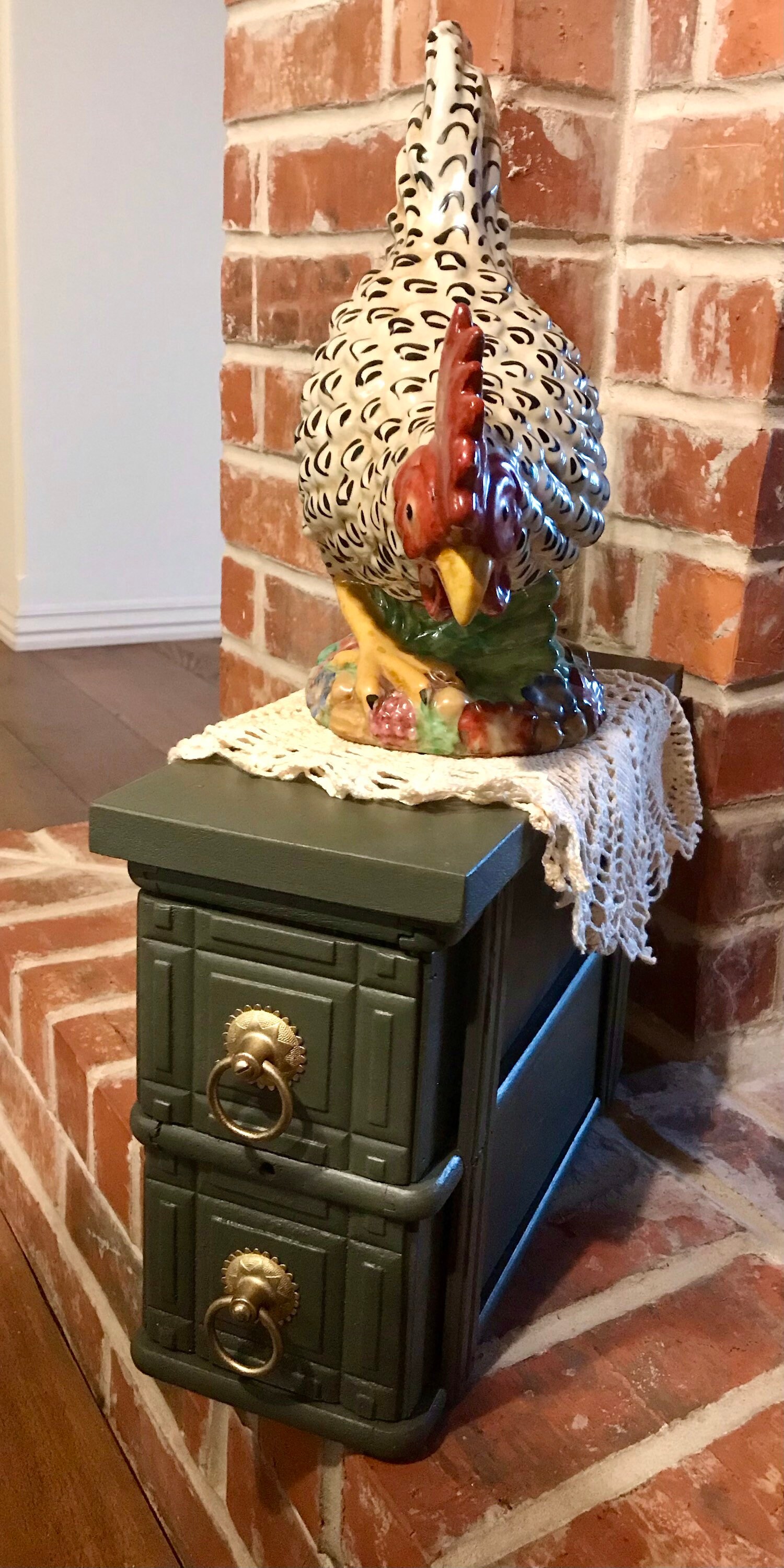Cajón de la máquina de coser Vintage gabinete reutilizado | Etsy