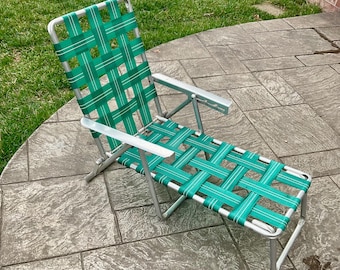 Vintage, Lawn Chair, Lawn Lounger, Aluminum,  Childs