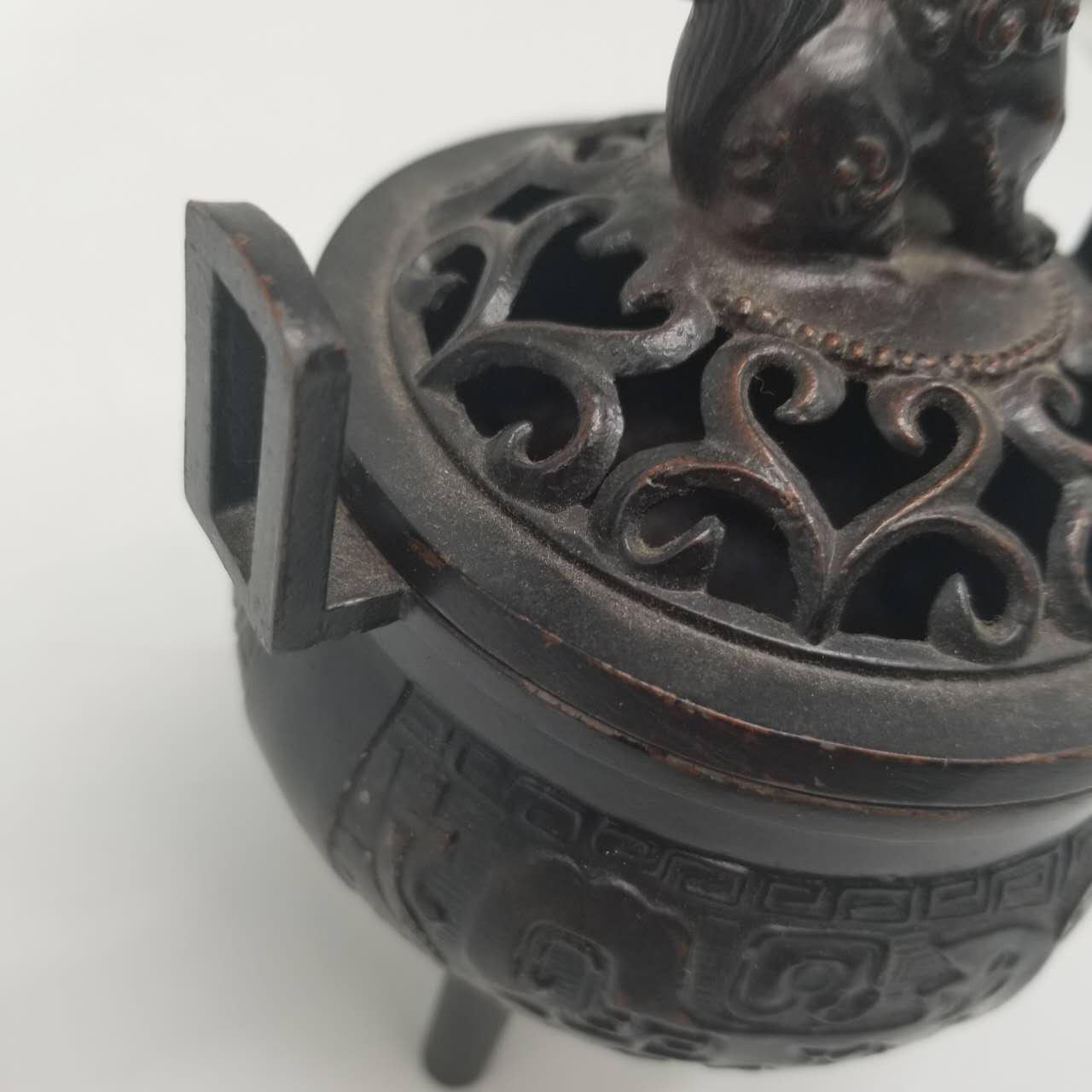 三脚付き獅子蓋付きヴィンテージ日本製鉄香炉 - Etsy 日本