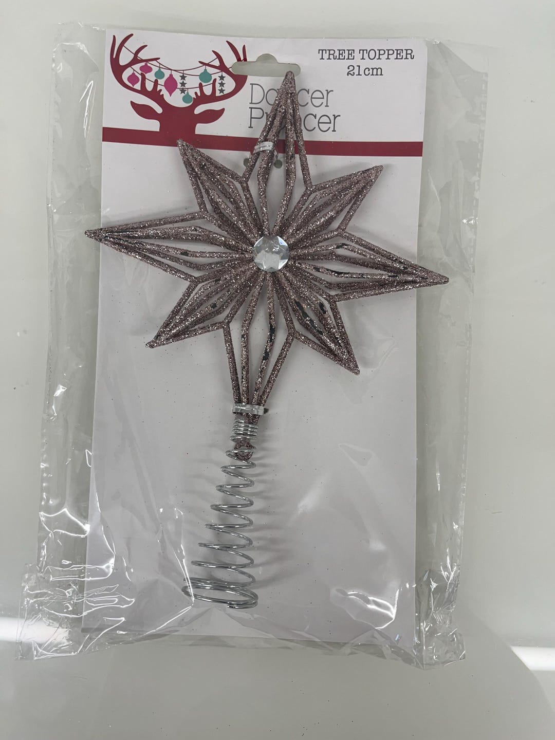 Gold Glitter Star Tree Topper - Etsy