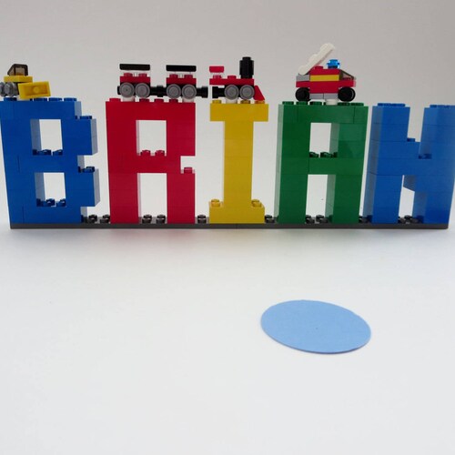 Kids Name Sign Kids Room Decor Made of Lego® Elements Etsy