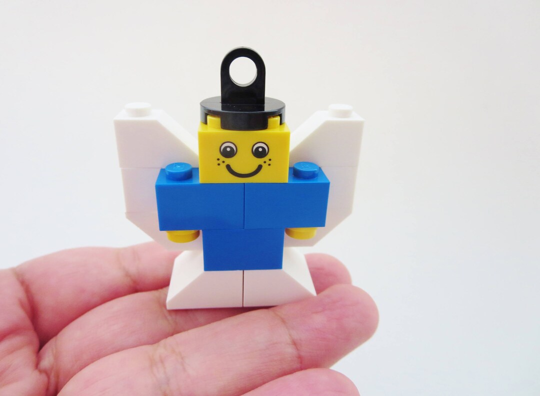 Colorful Angel Christmas Tree Ornament for Kids, Building Blocks Angel ...