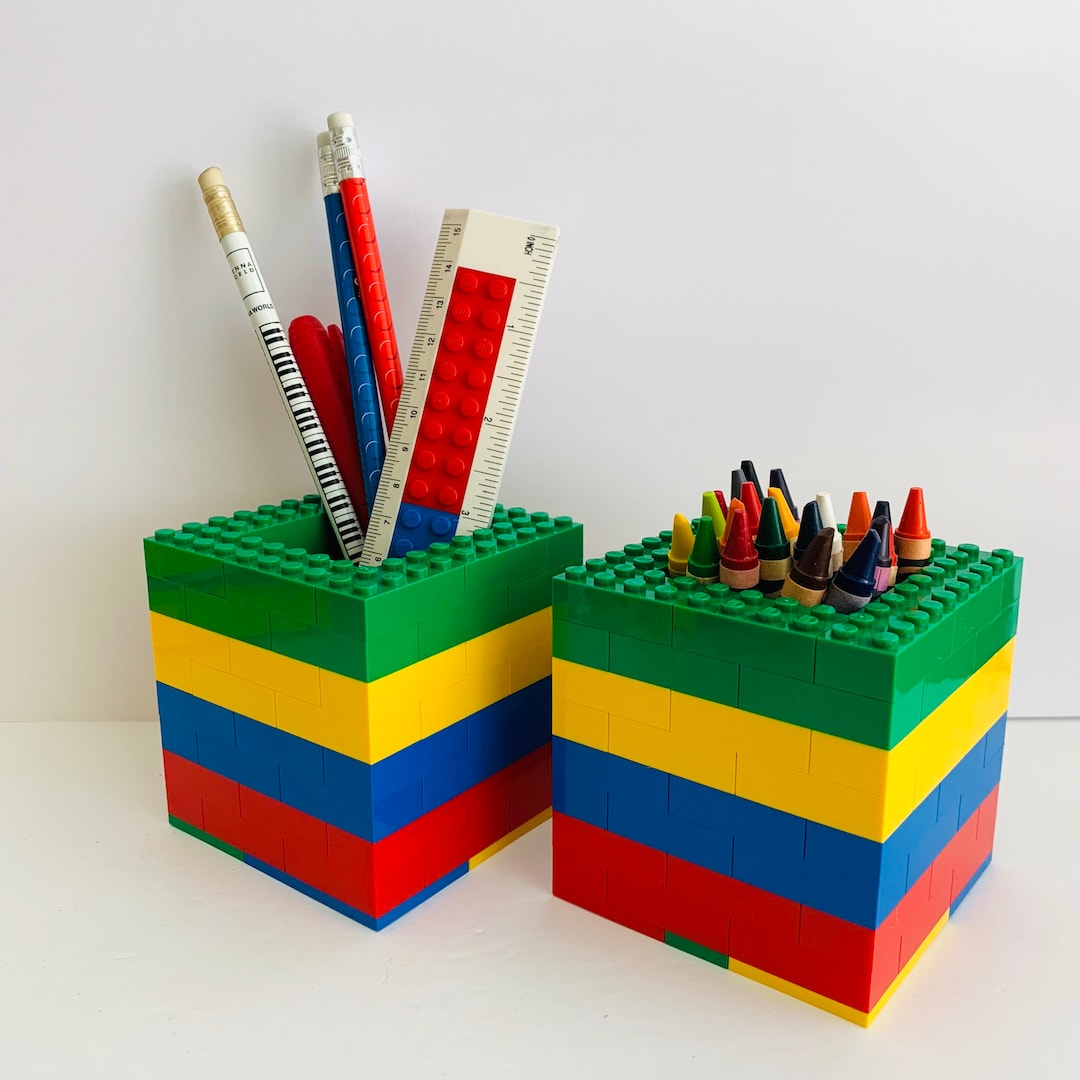 Buy Kids Pencil Crayon Holder Desk Organizer Kids Desk Decor ...