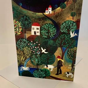 Gedruckte Kunst Geburtstagskarte | Einzigartige Grußkarte von Lisa MacDonald | Perfekt für Geburtstage, Dankesnotizen und besondere Anlässe | 11cmx16cm