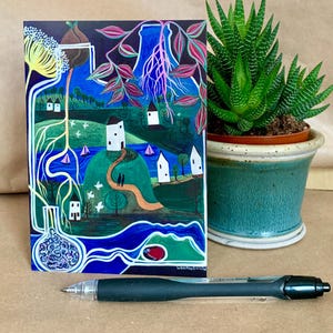 Kunstdruck Geburtstagskarte | Einzigartige Grußkarte von Lisa MacDonald | Perfekt für Geburtstage, Dankesnotizen und besondere Anlässe | 11cmx16cm