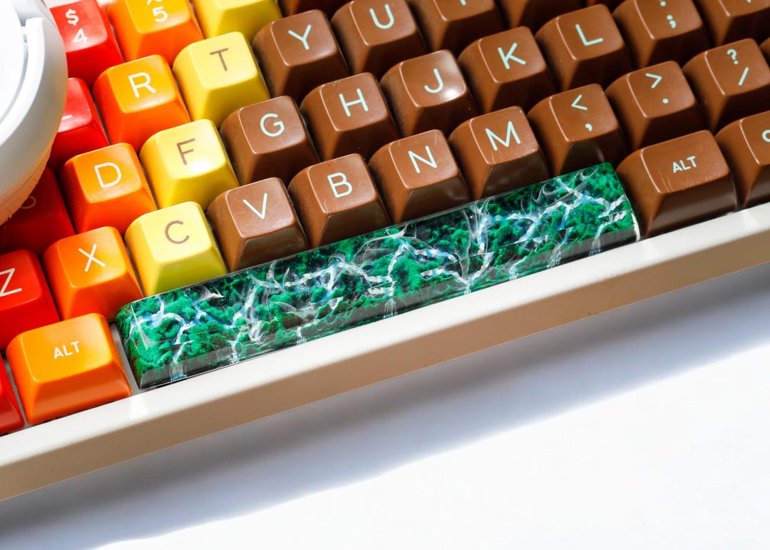 Keycaps Mystical Forest Artisan,custom Artisan Keycaps, Keycaps Anime ...