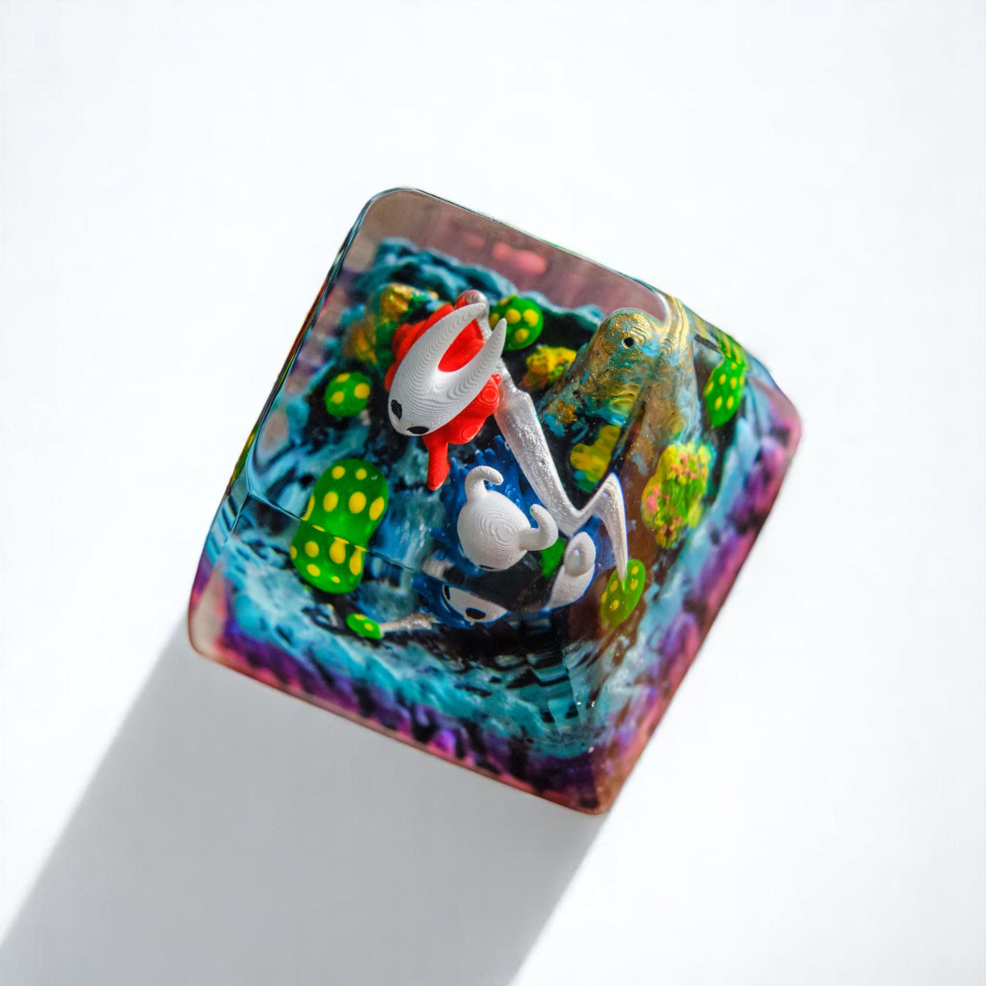 Knight-inspired Artisan Keycap – Handmade Resin Keycap for Mechanical ...