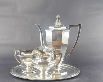 Wilcox Silver Plate Co coffee pot set