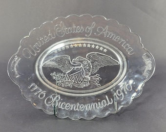 Bicentennial commemorative plate