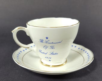 American Bi-Centennial  tea cup and saucer